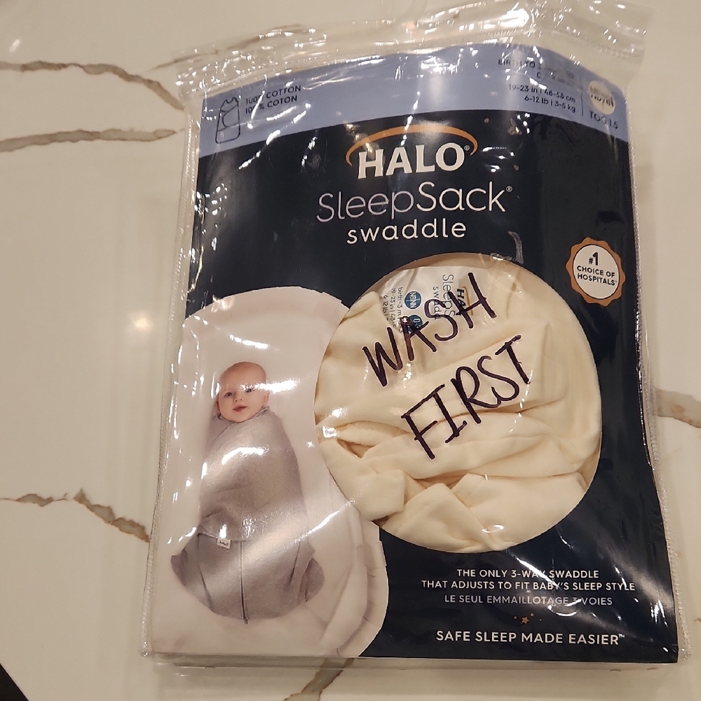 Halo SleepSack Swaddle in Soft Cream
